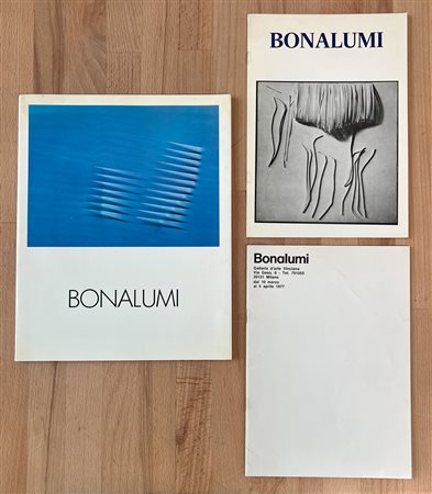 AGOSTINO BONALUMI - Lotto unico di 3 cataloghi