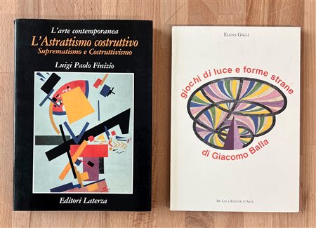 GIACOMO BALLA E ASTRATTISMO COSTRUTTIVO - Lotto unico di 2 cataloghi