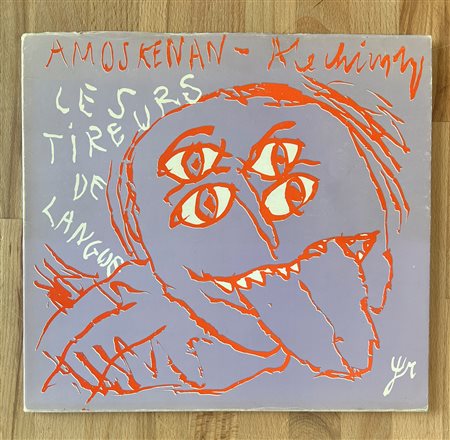 CATALOGHI AUTOGRAFATI (PIERRE ALECHINSKY) - Amos Kenan - alechinsky. Le tireurs de langue, 1974