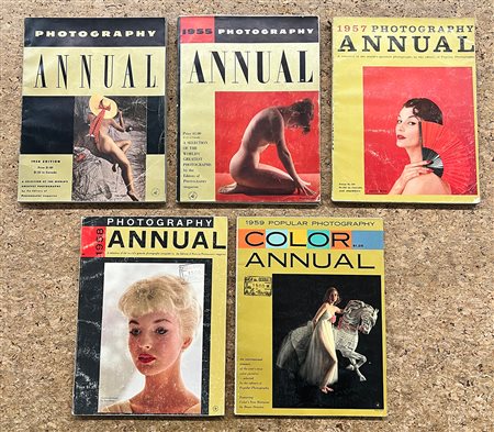 ANNUARI DI FOTOGRAFIA (PHOTOGRAPHY MAGAZINE) - Lotto unico di 5 numeri annuali dell'omonimo magazine