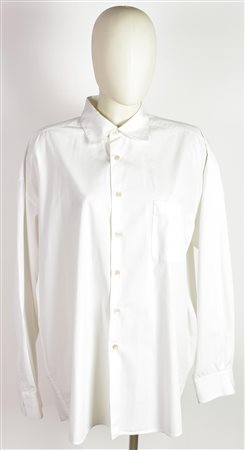 Romeo Gigli MEN'S SHIRT DESCRIPTION: Romeo Gigli men's shirt in white cotton...