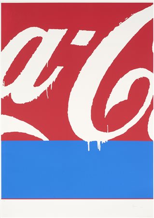 Mario Schifano (Homs, 1934 - Roma, 1998) Coca cola Serigrafia a colori, es....