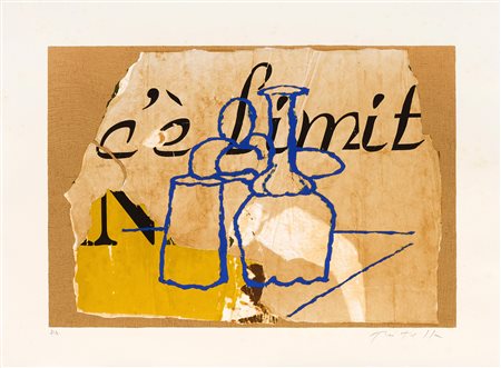 Mimmo Rotella (Catanzaro, 1918 - Milano, 2006) Omaggio ai grandi Maestri del...