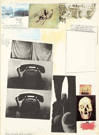 Robert Rauschenberg (Port Arthur, 1925 - New York, 2008) Poster for Peace,...