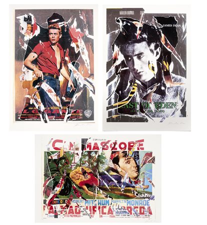 Mimmo Rotella (Catanzaro, 1918 - Milano, 2006) «Il gigante», «La valle...