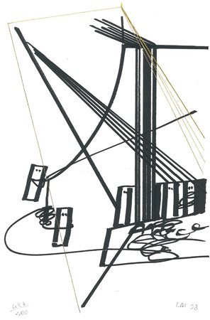 Maria Lai (Ulassai (Nu), 1919 - Cardedu (Nu), 2013) Il dio distratto, 2008...