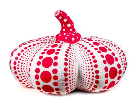Yayoi Kusama (Matsumoto, 1929) Dots Obsession (Pumpkin red - Large)...