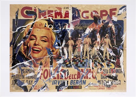 Mimmo Rotella (Catanzaro, 1918 - Milano, 2006) Follie dell'anno Multiplo...