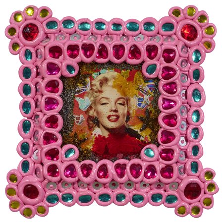 Omar Ronda (Biella, 1947 - 2017) Marilyn Iron Frozen, 2011 Metallo, plastica...