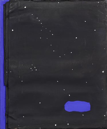 Cesare Berlingeri (Cittanova (Rc), 1948) Piccola notte, 1998 Tela ripiegata e...