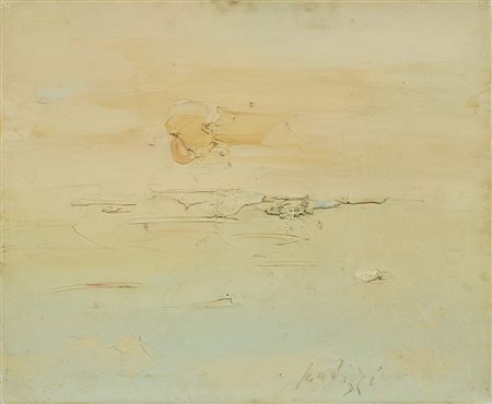 Sergio Scatizzi (Lucca, 1918 - Firenze, 2009) Paesaggio Olio su tela cm....