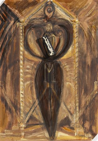 Bruno Ceccobelli (Monte Castello Vibio (Pg), 1952) Madre Italia, 1998...