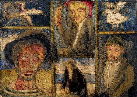 Giuseppe Serafini (Montelupo Fiorentino (Fi), 1915 - 1987) Omaggio a Viani...