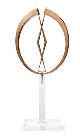 Carmelo Cappello (Ragusa, 1912 - Milano, 1996) Rotatorio ovale a linee...