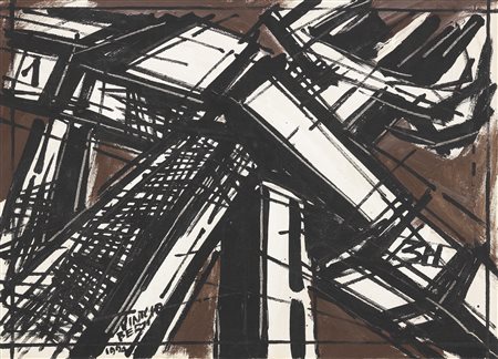 Vinicio Berti (Firenze, 1921 - 1991) Senza titolo, (1974) Acrilico su tela...