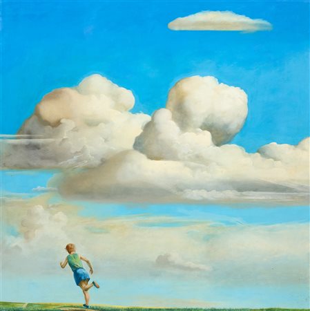 Marco Zuppelli (Brescia, 1967) Piccolo maratoneta, 2011 Tempera grassa su...