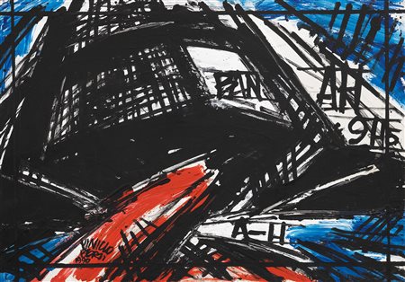 Vinicio Berti (Firenze, 1921 - 1991) Grande costruzione BAN-AH-9H, 1990...