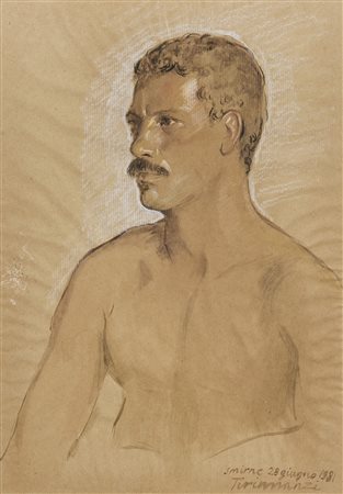 Nino Tirinnanzi (Greve in Chianti (Fi), 1923 - Firenze, 2003) Ritratto di...
