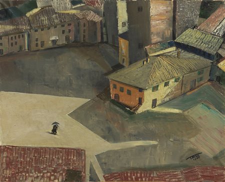 Tato (Bologna, 1896 - Roma, 1974) Senza titolo, 1956 Olio su tela cm....