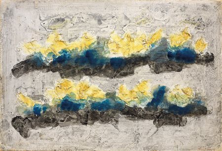 Jean Fautrier (Parigi, 1898 - Châtenay-Malabry, 1964) Senza titolo, 1962...