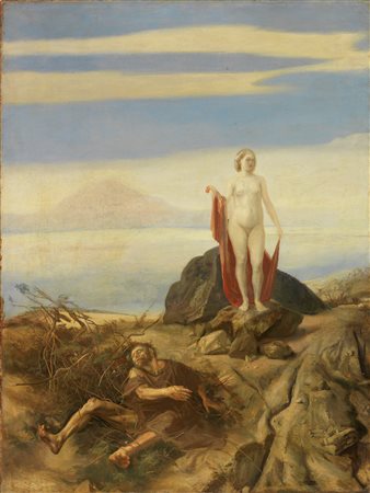 Pietro Annigoni (Milano, 1910 - Firenze, 1988) La tentazione di Sant'Antonio...