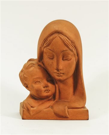 PICCOLO GRUPPO IN TERRACOTTA - SMALL TERRACOTTA FIGURAL GROUP Zaccagnini,...