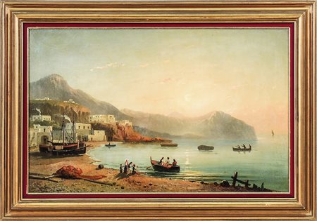 SCUOLA NAPOLETANA DEL XX SECOLO - NEAPOLITAN SCHOOL OF 20TH CENTURY Veduta di...