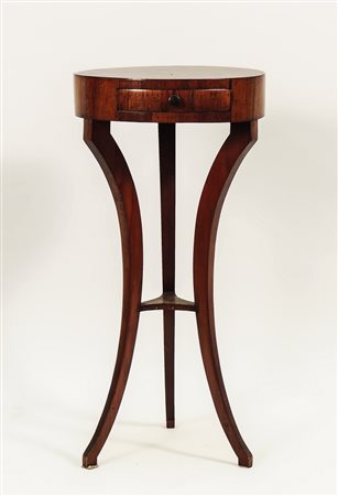 GUERIDON IMPIALLACCIATO IN NOCE - WALNUT VENEERED COFFEE TABLE fine del...