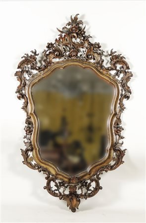 SPECCHIERA IN LEGNO LACCATO - LACQUERED MIRROR inizio del XX secolo - early...