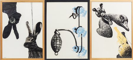 VALERIANO TRUBBIANI Composizioni con animali Anni Settanta - Compositions...