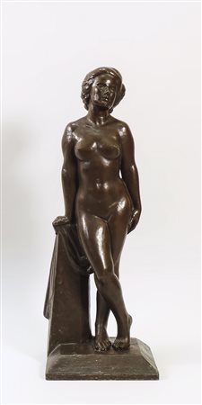 HORVATH GEZA (1879-1948) Nudo femminile - Female Nude scultura in bronzo -...
