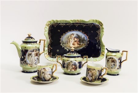 TETE A TETE IN PORCELLANA - TETE A TETE COFFEE SET Vienna, inizio del XX...