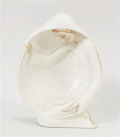 ANTONIO RONZAN (1914-1985) Vergine in preghiera inginocchiata Ronzan, Torino,...