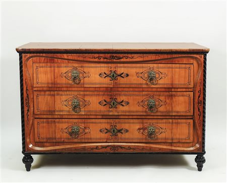 CASSETTONE IN CICLIEGIO - CHERRYWOOD CHEST OF DRAWERS seconda metà del XIX...