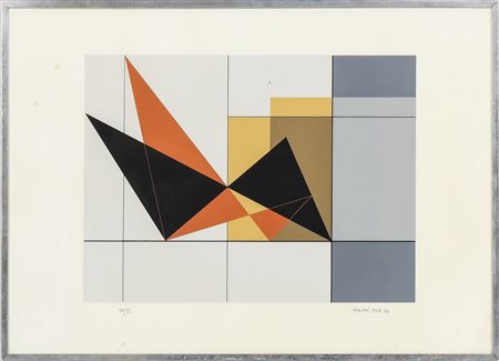 GUALTIERO NATIVI (1921-1999) Composizione geometrica 1948-76 - Geometric...
