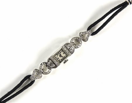 OROLOGIO IN ORO BIANCO E DIAMANTI - WHITE GOLD AND DIAMONDS WATCH Cartier,...