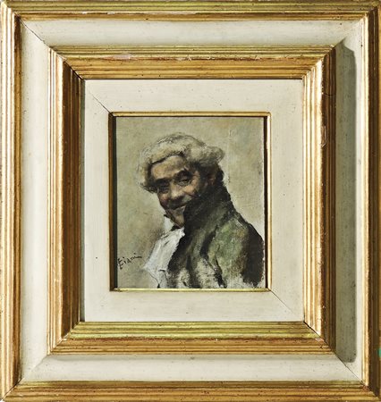 CESARE CIANI (1854-1925) Ritratto maschile - Male Portrait olio su tela...