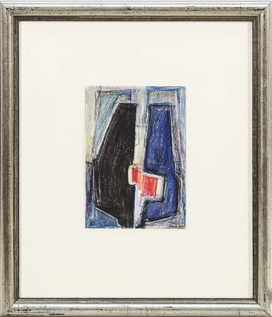 GUALTIERO NATIVI (1921-1999) Senza Titolo - Untitled pastello su carta -...