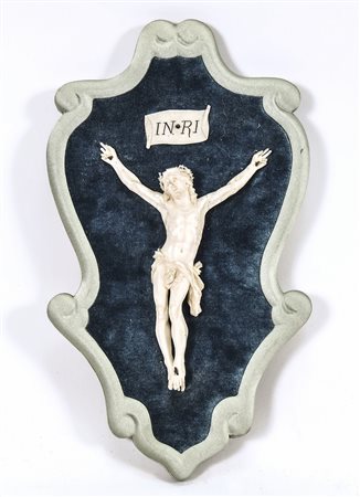 FIGURA DI CRISTO IN AVORIO - IVORY CHRIST FIGURE XIX secolo - 19th Century...