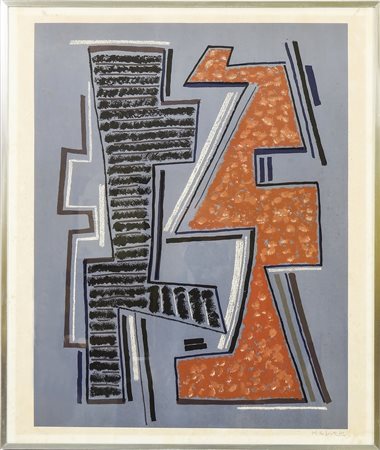 ALBERTO MAGNELLI (1888-1971) Senza Titolo - Untitled litografia - lithograph,...
