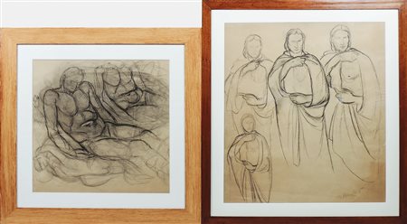 BACCIO MARIA BACCI (1890-1982) Studi di figure - Study for Figures due...