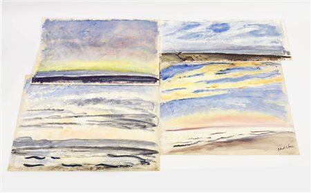 ELISABETH CHAPLIN (1890-1982) Paesaggi marini - Seascapes raccolta di quattro...