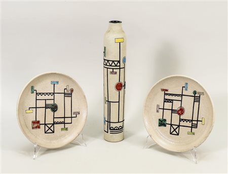 SET IN CERAMICA - CERAMIC SET Ceas, Albisola, Anni Cinquanta - Ceas,...