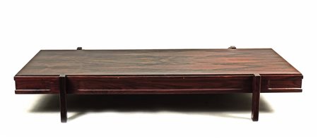 TAVOLINO BASSO DA CENTRO IN PALISSANDRO - ROSEWOOD TEA TABLE h cm 27x163x82,5