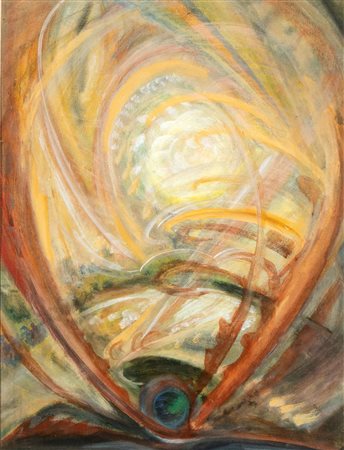 ALBERTO BRAGAGLIA (Frosinone 1896-Anzio 1985) <br>Senza titolo, double face