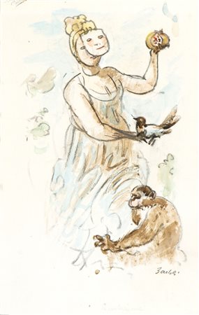 AMERIGO BARTOLI NATINGUERRA (Terni 1890-Roma 1971) <br>Simulazione