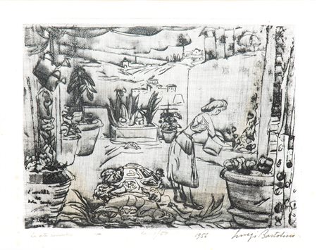 LUIGI BARTOLINI (Cupramontana 1892-Roma 1963) <br>La vita domestica