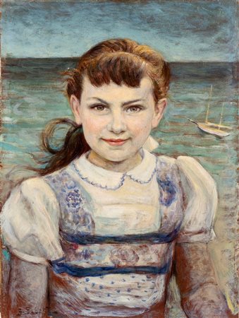 GIUSEPPE SEBASTI (Roma 1900-Alessandria 1961) <br>Au bord de la mer