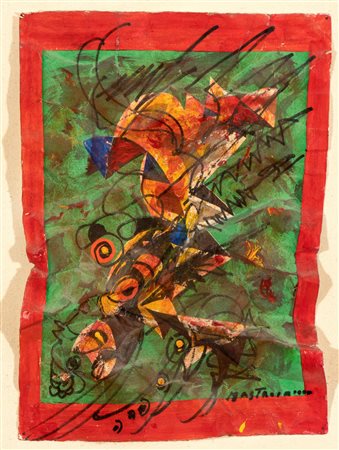 UMBERTO MASTROIANNI (Fontana Liri 1910-Marino 1998) <br>Senza titolo