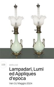 #108: Lampadari, Lumi ed Appliques d'epoca